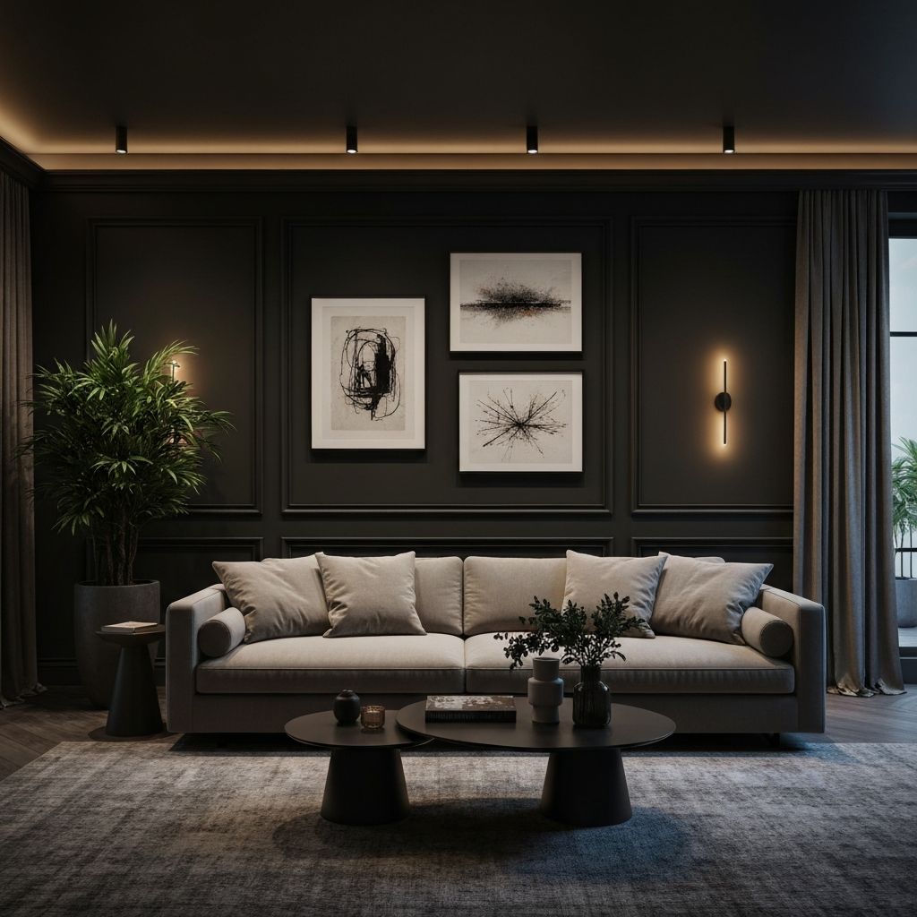 Luxury interior design photography with professional staging